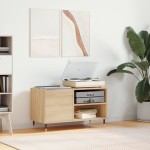 vidaXL Dulap pentru discuri stejar sonoma 85x38x48 cm lemn prelucrat vidaXL Dulap pentru discuri stejar sonoma 85x38x48 cm lemn prelucrat