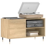 vidaXL Dulap pentru discuri stejar sonoma 85x38x48 cm lemn prelucrat vidaXL Dulap pentru discuri stejar sonoma 85x38x48 cm lemn prelucrat