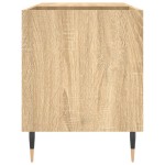 vidaXL Dulap pentru discuri stejar sonoma 85x38x48 cm lemn prelucrat vidaXL Dulap pentru discuri stejar sonoma 85x38x48 cm lemn prelucrat