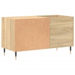 vidaXL Dulap pentru discuri stejar sonoma 85x38x48 cm lemn prelucrat vidaXL Dulap pentru discuri stejar sonoma 85x38x48 cm lemn prelucrat