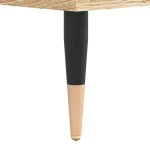 vidaXL Dulap pentru discuri stejar sonoma 85x38x48 cm lemn prelucrat vidaXL Dulap pentru discuri stejar sonoma 85x38x48 cm lemn prelucrat
