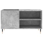 vidaXL Dulap de discuri, gri beton, 85x38x48 cm, lemn prelucrat
