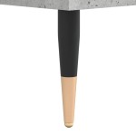 vidaXL Dulap de discuri, gri beton, 85x38x48 cm, lemn prelucrat