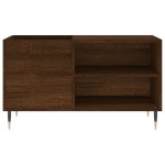 vidaXL Dulap pentru discuri stejar maro, 85x38x48 cm, lemn prelucrat