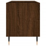 vidaXL Dulap pentru discuri stejar maro, 85x38x48 cm, lemn prelucrat
