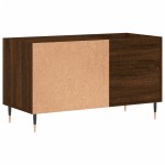 vidaXL Dulap pentru discuri stejar maro, 85x38x48 cm, lemn prelucrat
