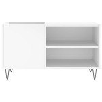 vidaXL Dulap de discuri, alb, 85x38x48 cm, lemn prelucrat