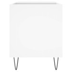 vidaXL Dulap de discuri, alb, 85x38x48 cm, lemn prelucrat