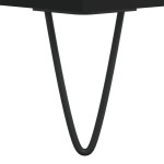 vidaXL Dulap pentru discuri, negru, 85x38x48 cm, lemn prelucrat vidaXL Dulap pentru discuri, negru, 85x38x48 cm, lemn prelucrat