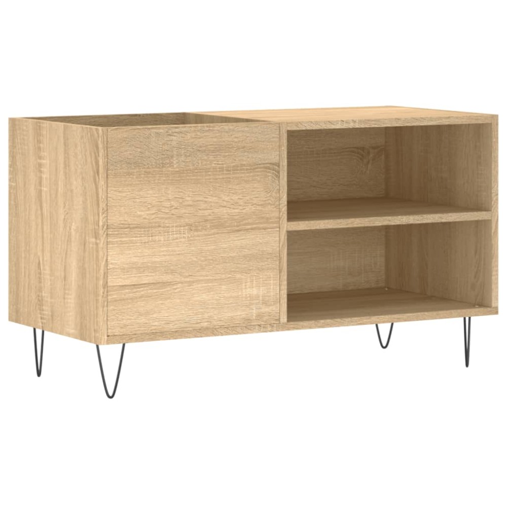 vidaXL Dulap pentru discuri stejar sonoma 85x38x48 cm lemn prelucrat