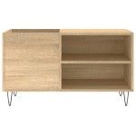 vidaXL Dulap pentru discuri stejar sonoma 85x38x48 cm lemn prelucrat