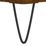 vidaXL Dulap pentru discuri stejar afumat 85x38x48 cm lemn prelucrat