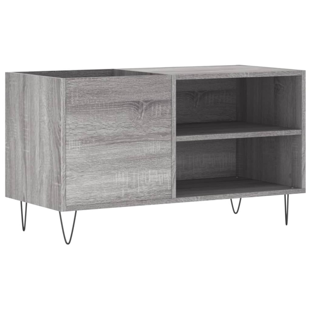 vidaXL Dulap pentru discuri gri sonoma 85x38x48 cm lemn prelucrat