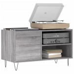 vidaXL Dulap pentru discuri gri sonoma 85x38x48 cm lemn prelucrat vidaXL Dulap pentru discuri gri sonoma 85x38x48 cm lemn prelucrat
