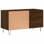 vidaXL Dulap pentru discuri stejar maro, 85x38x48 cm, lemn prelucrat vidaXL Dulap pentru discuri stejar maro, 85x38x48 cm, lemn prelucrat