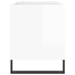 vidaXL Dulapuri pentru discuri alb lucios 85x38x48 cm lemn prelucrat