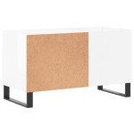 vidaXL Dulapuri pentru discuri alb lucios 85x38x48 cm lemn prelucrat