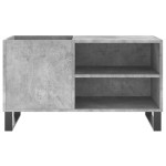 vidaXL Dulap de discuri, gri beton, 85x38x48 cm, lemn prelucrat