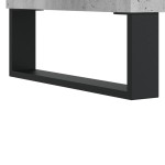 vidaXL Dulap de discuri, gri beton, 85x38x48 cm, lemn prelucrat