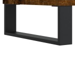 vidaXL Dulap pentru discuri stejar afumat 85x38x48 cm lemn prelucrat