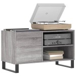 vidaXL Dulap pentru discuri gri sonoma 85x38x48 cm lemn prelucrat