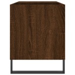 vidaXL Dulap pentru discuri stejar maro, 85x38x48 cm, lemn prelucrat