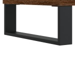 vidaXL Dulap pentru discuri stejar maro, 85x38x48 cm, lemn prelucrat