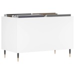 vidaXL Dulap de discuri, alb, 74,5x38x48 cm, lemn prelucrat vidaXL Dulap de discuri, alb, 74,5x38x48 cm, lemn prelucrat