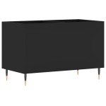 vidaXL Dulap pentru discuri, negru, 74,5x38x48 cm, lemn prelucrat