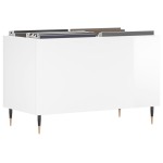 vidaXL Dulap pt discuri, alb extralucios 74,5x38x48 cm lemn prelucrat vidaXL Dulap pt discuri, alb extralucios 74,5x38x48 cm lemn prelucrat