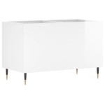 vidaXL Dulap pt discuri, alb extralucios 74,5x38x48 cm lemn prelucrat vidaXL Dulap pt discuri, alb extralucios 74,5x38x48 cm lemn prelucrat