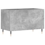 vidaXL Dulap pentru discuri, gri beton, 74,5x38x48 cm, lemn prelucrat