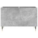 vidaXL Dulap pentru discuri, gri beton, 74,5x38x48 cm, lemn prelucrat