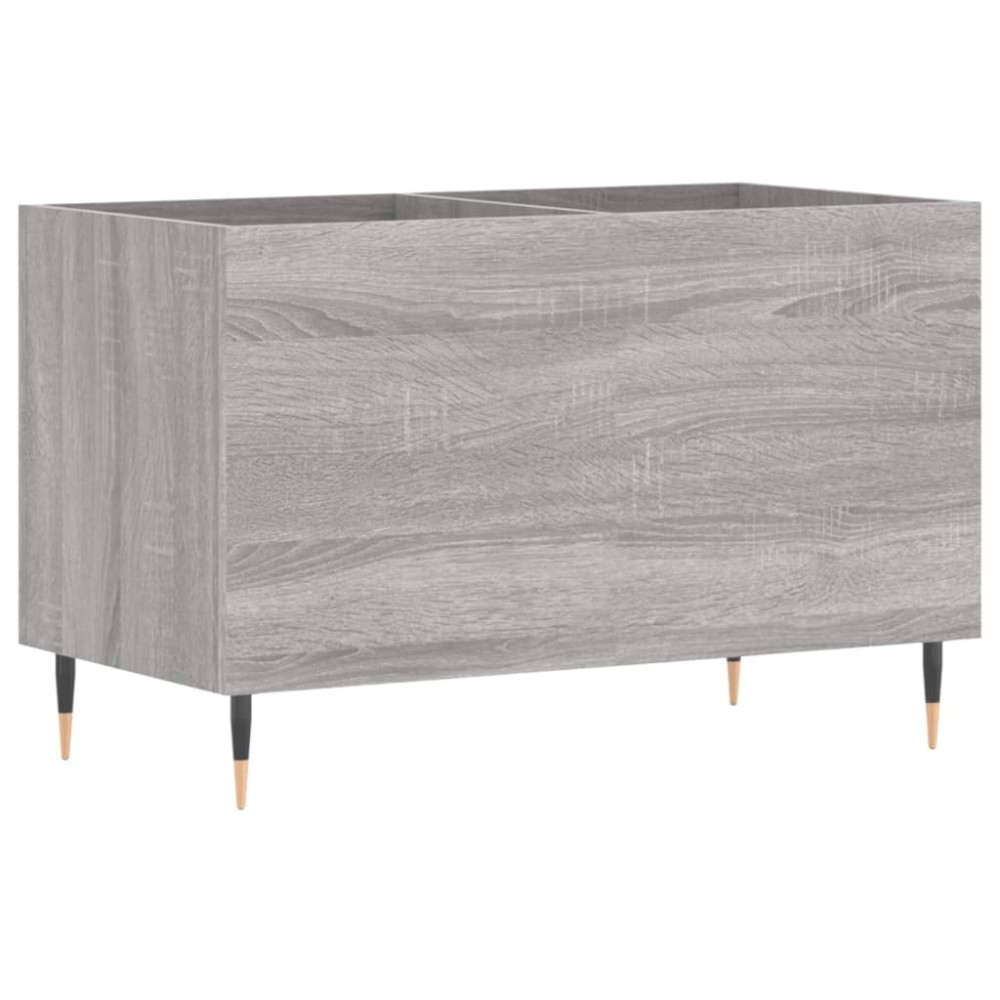 vidaXL Dulap pentru discuri gri sonoma 74,5x38x48 cm lemn prelucrat