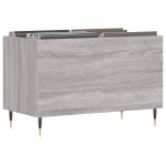 vidaXL Dulap pentru discuri gri sonoma 74,5x38x48 cm lemn prelucrat