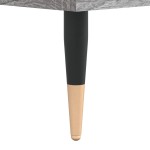 vidaXL Dulap pentru discuri gri sonoma 74,5x38x48 cm lemn prelucrat
