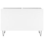 vidaXL Dulap de discuri, alb, 74,5x38x48 cm, lemn prelucrat