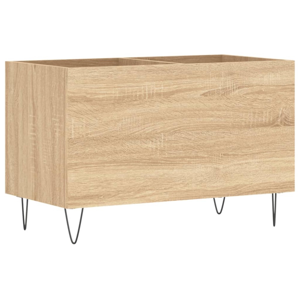 vidaXL Dulap pentru discuri stejar sonoma 74,5x38x48 cm lemn prelucrat