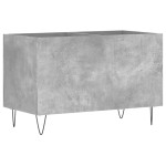 vidaXL Dulap pentru discuri, gri beton, 74,5x38x48 cm, lemn prelucrat