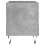 vidaXL Dulap pentru discuri, gri beton, 74,5x38x48 cm, lemn prelucrat