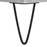 vidaXL Dulap pentru discuri, gri beton, 74,5x38x48 cm, lemn prelucrat