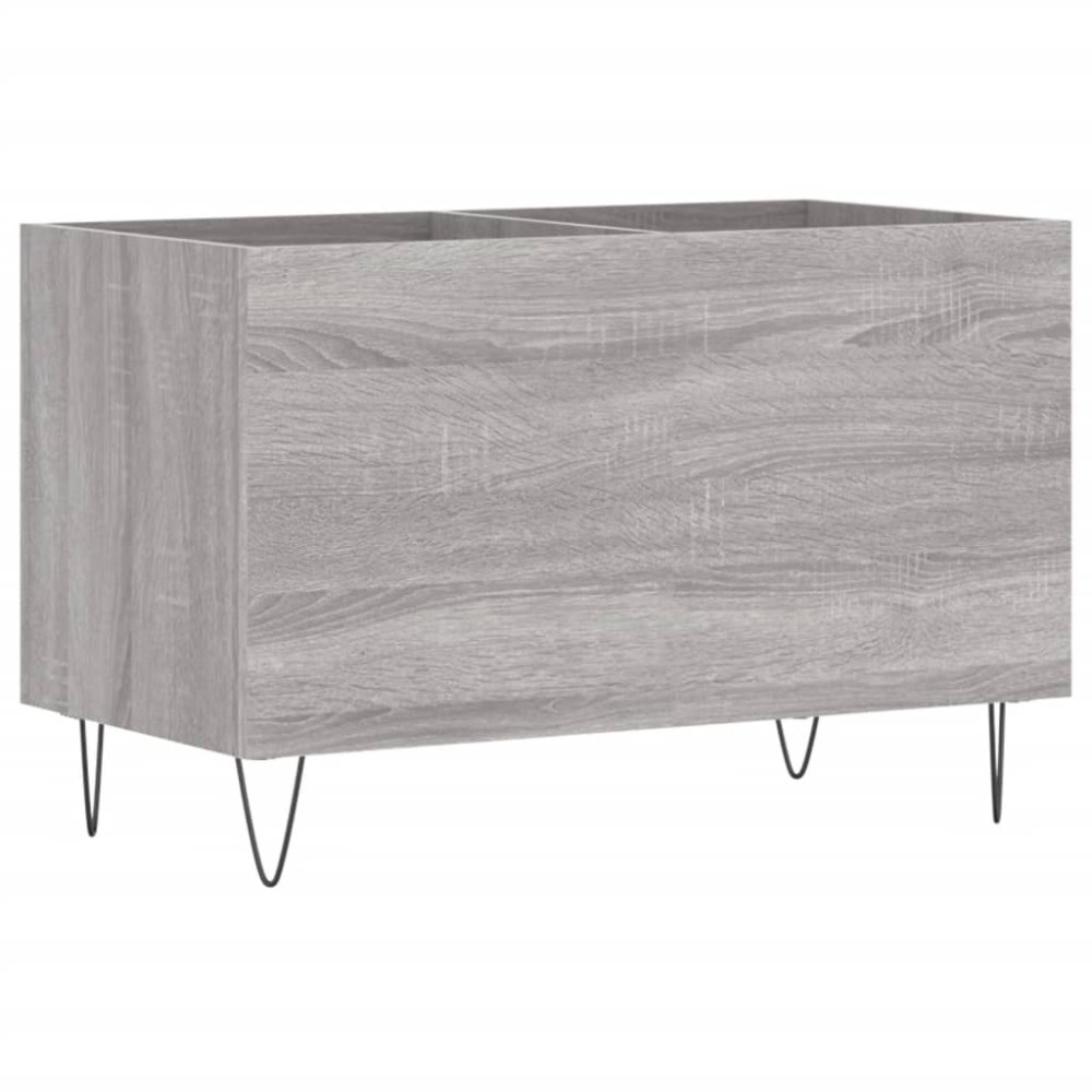 vidaXL Dulap pentru discuri gri sonoma 74,5x38x48 cm lemn prelucrat