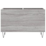 vidaXL Dulap pentru discuri gri sonoma 74,5x38x48 cm lemn prelucrat vidaXL Dulap pentru discuri gri sonoma 74,5x38x48 cm lemn prelucrat