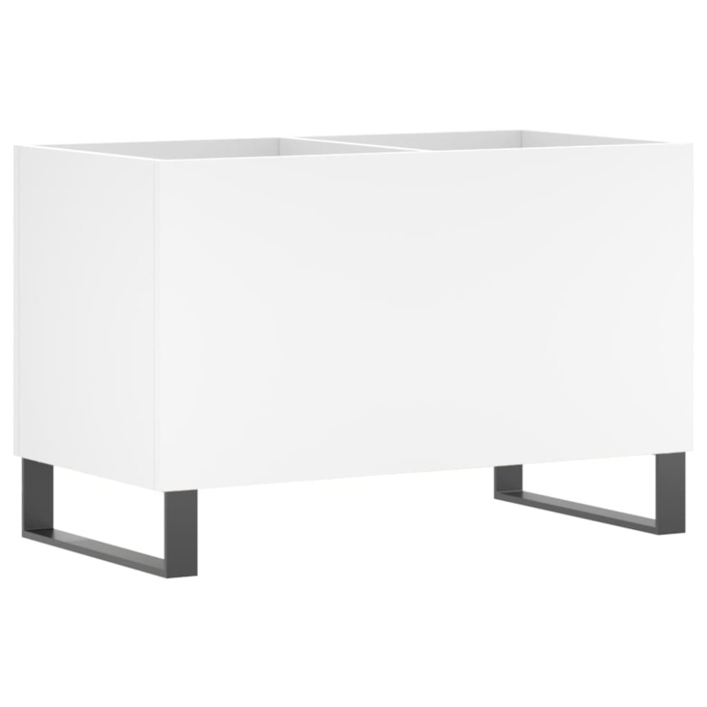 vidaXL Dulap de discuri, alb, 74,5x38x48 cm, lemn prelucrat