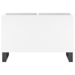 vidaXL Dulap de discuri, alb, 74,5x38x48 cm, lemn prelucrat vidaXL Dulap de discuri, alb, 74,5x38x48 cm, lemn prelucrat