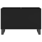 vidaXL Dulap pentru discuri, negru, 74,5x38x48 cm, lemn prelucrat