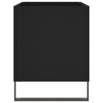 vidaXL Dulap pentru discuri, negru, 74,5x38x48 cm, lemn prelucrat