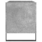 vidaXL Dulap pentru discuri, gri beton, 74,5x38x48 cm, lemn prelucrat