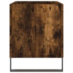 vidaXL Dulap pentru discuri stejar afumat 74,5x38x48 cm lemn prelucrat