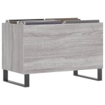 vidaXL Dulap pentru discuri gri sonoma 74,5x38x48 cm lemn prelucrat